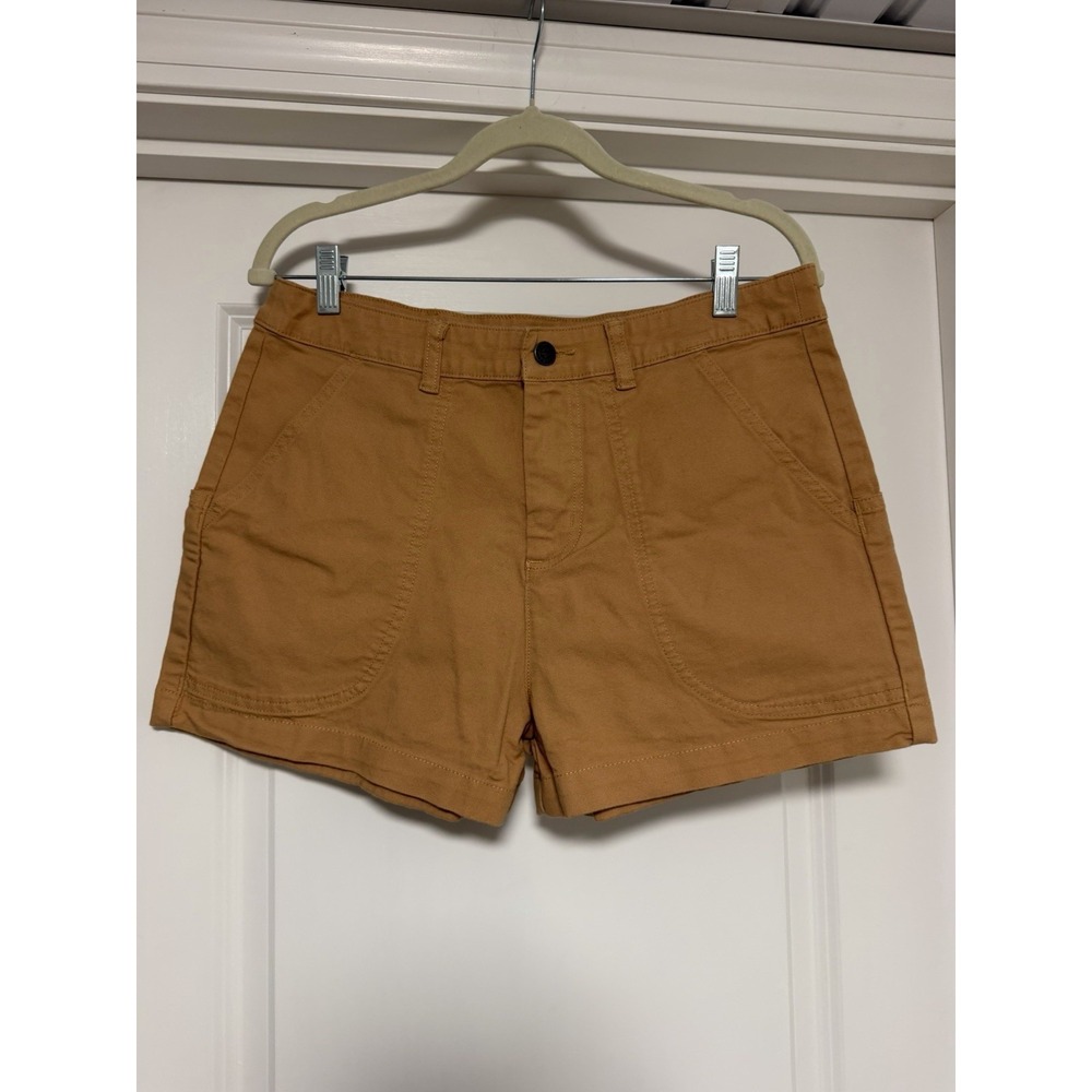 Patagonia Women's Stand Up‎ Shorts, Organic Cotton, Womens Size 10, Brown